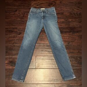 Madewell 10” High-Rise Skinny Jeans Size 28 Medium Wash